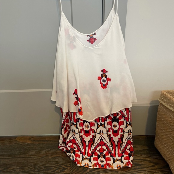 Zara geometric print tank dress - Picture 2 of 3